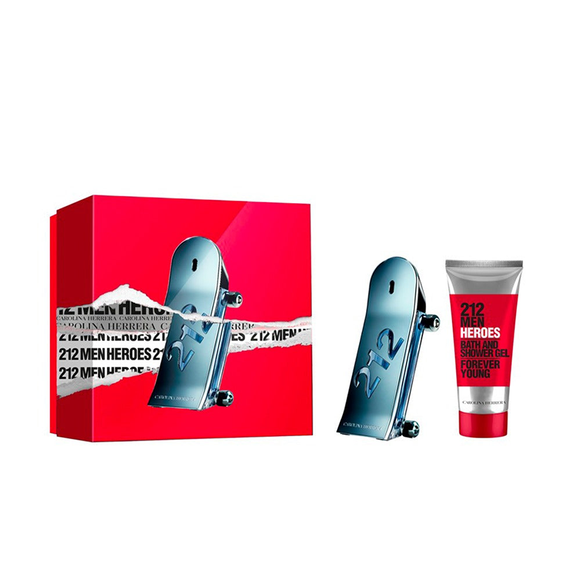 Carolina Herrera Heroes SET (Eau De Toilette 90ml + Shower Gel 100ml)